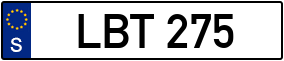 Truck License Plate